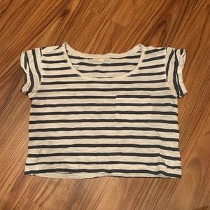 Forever 21 striped crop top